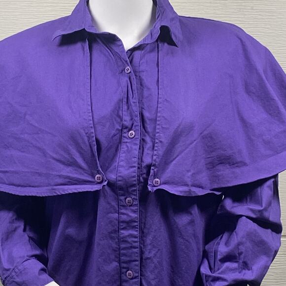 Vintage Cricket by the Creek Shirt Mens Medium Western Button Up Cape 90s - Picture 3 of 5